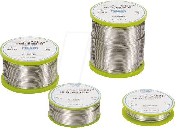 Thumbnail - LZ FE CSA 0,5 25 - Lötzinn bleifrei,Ø 0,5 mm, 250 g