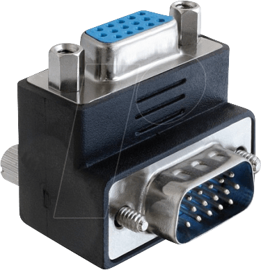 DELOCK 65247 - VGA Adapter, VGA Stecker auf VGA Buchse