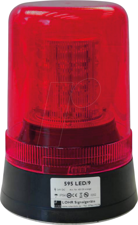 COBL595LED230RL - LED-Kennleuchte CO BL 595, 115-240 V AC, rot