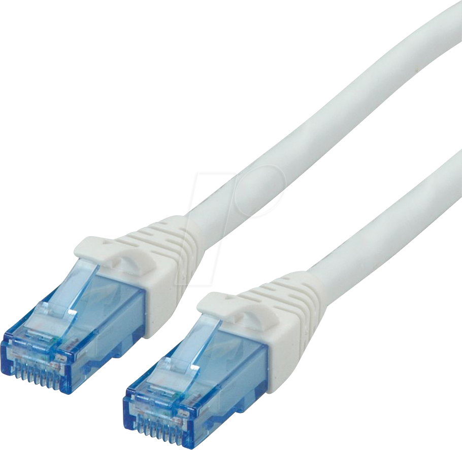 ROLINE 21152987 - Patchkabel Cat.6a UTP, LSOH, weiß, 0,3 m
