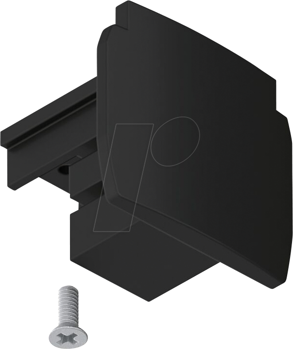 PLM 91384 - ProRail3 Verbinder Endkappe, 1er-Pack, 35x31,5mm, schwarz