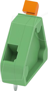 ZFKDSA1W 6,35 - Leiterplattenklemme, 1 polig, RM: 3,81 mm, 0,14 - 1,5 mm²