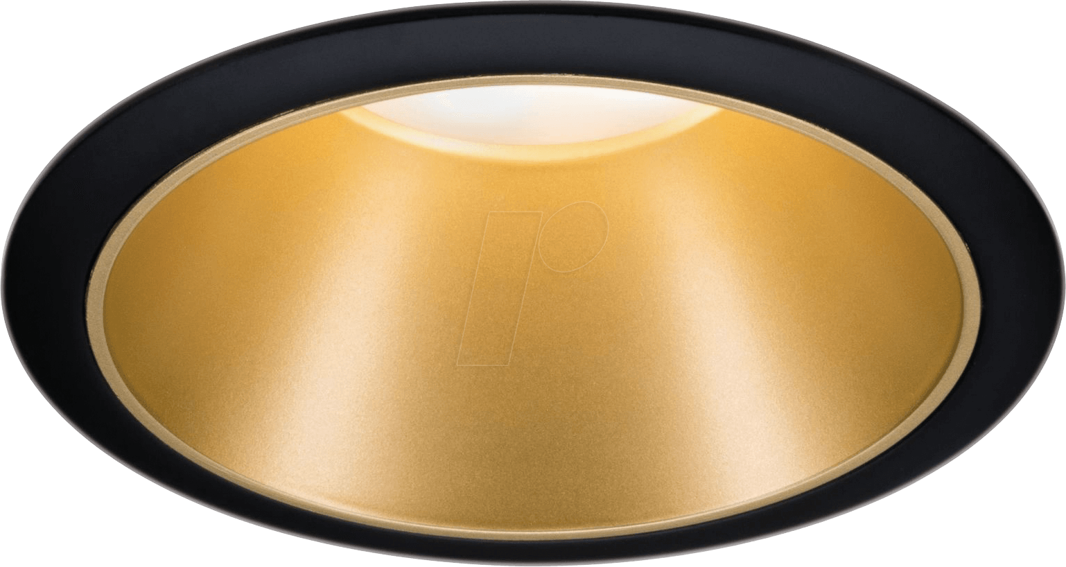 PLM 93403 - Einbauleuchte LED Cole, 1 x 6,5 W, 2700 K, schwarz/gold matt
