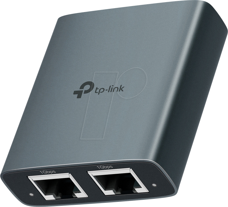 TPLINK EH210 - Switch, LAN Splitter 1 auf 2, Gigabit, USB-Power