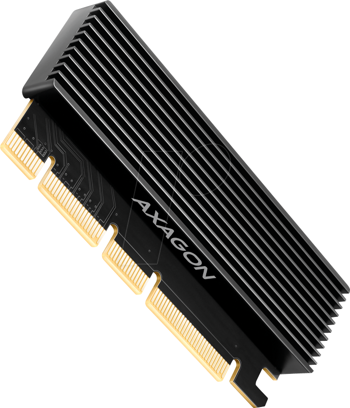 AXG PCEM2-XS - PCIe x4 > 1x M.2 Key M NVMe, inkl. Kühler