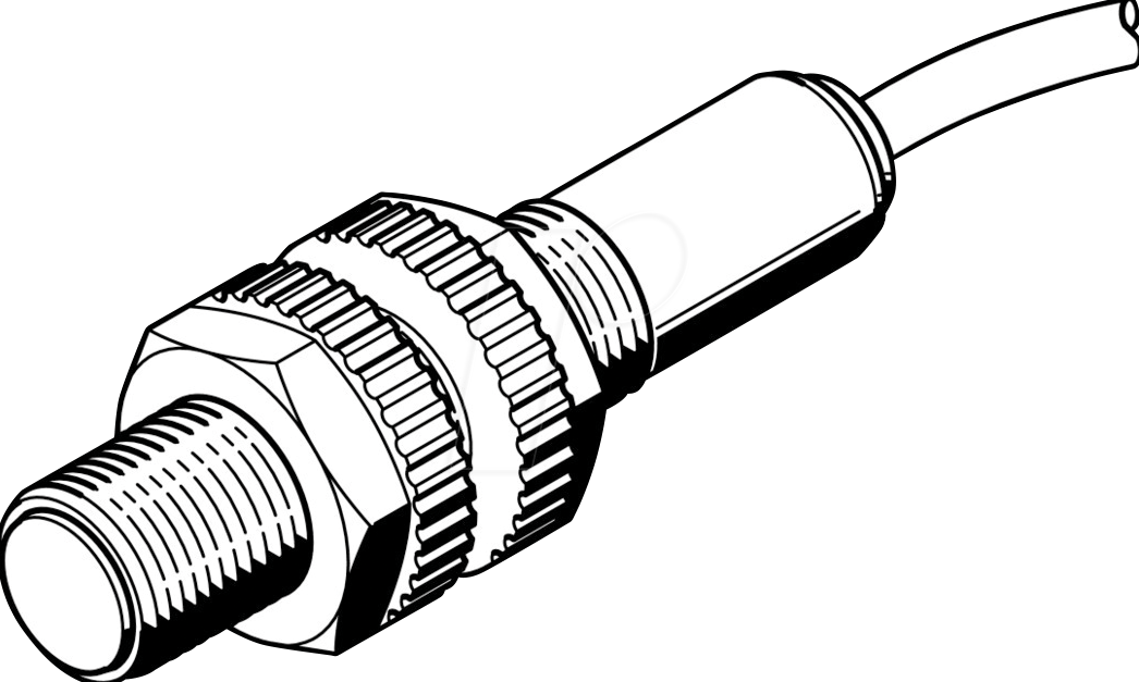 FESTO 538336 - induktiver Näherungsschalter, 2 mm, Anschlusskabel, 2,5 m