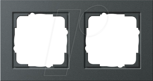 GIRA E2 RA2 ANT - Rahmen E2 anthrazit, 2-fach