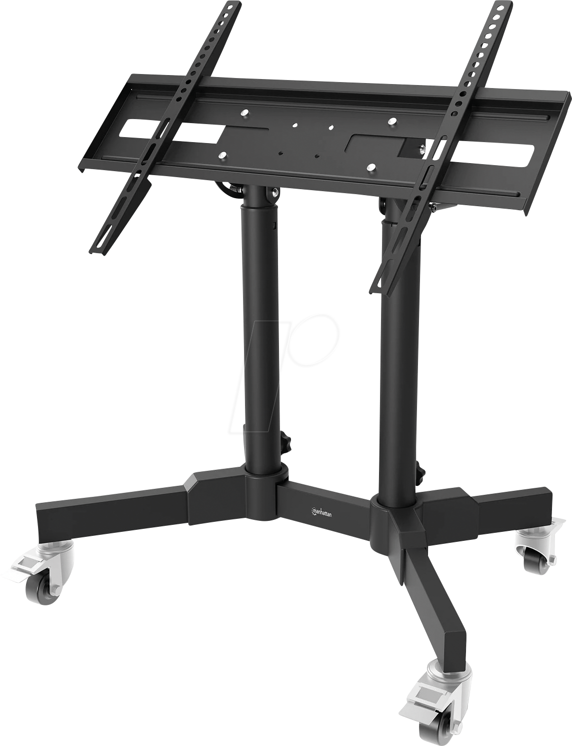 MANHATTAN 462679 - TV-Ständer mit Rollen, 23'' bis 70'', höhenverstellbar, schwarz