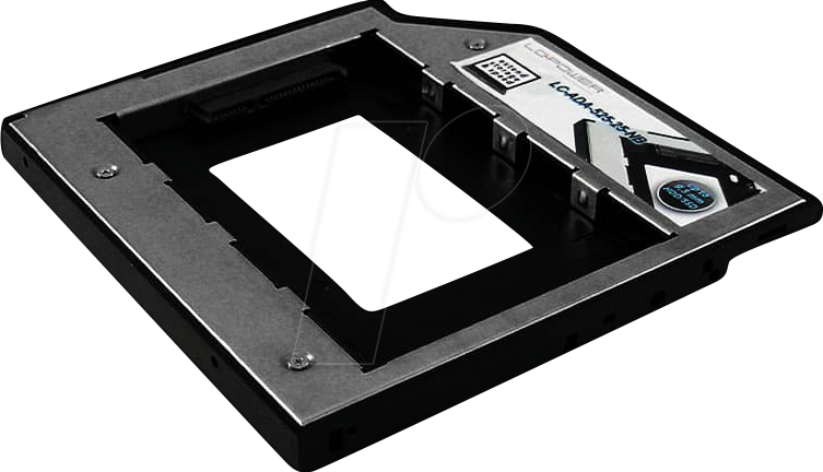 LC-ADA-525-25 - LC Power Laufwerkschachtadapter 5,25'' zu 2,5'' HDD/SSD