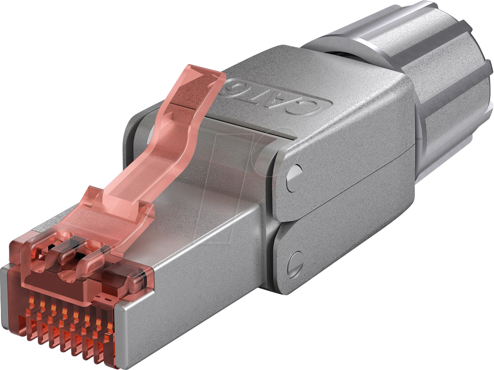 GOOBAY 65940 - Werkzeugfreier RJ45 Stecker, CAT 6 STP