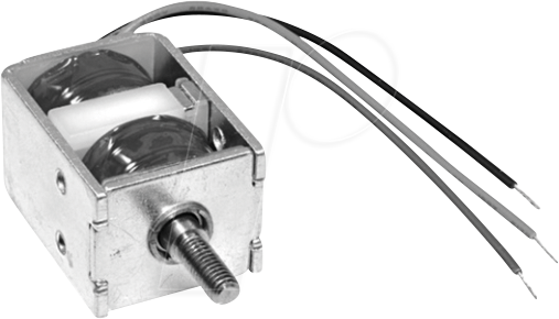 ITS-LX221824 - Hubmagnet bistabil, 2218, 24 V DC, 36 W, Rahmenmagnet mit Litze
