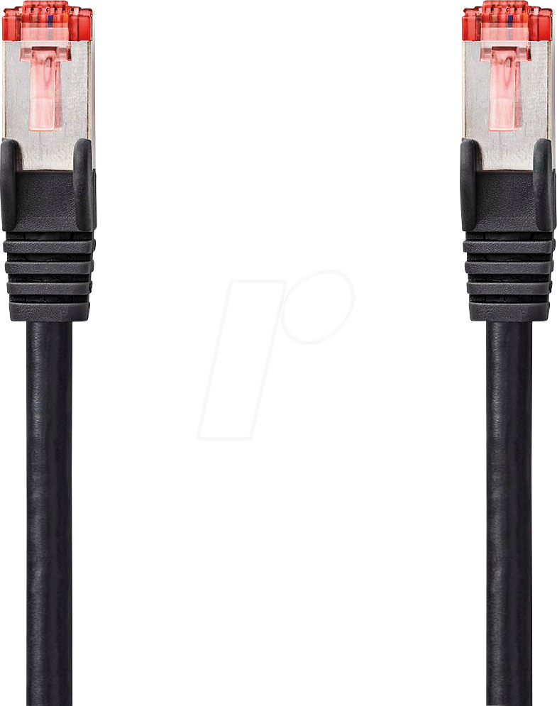 N CCGL85221BK100 - Patchkabel, Cat.6, S/FTP, 10 m, schwarz