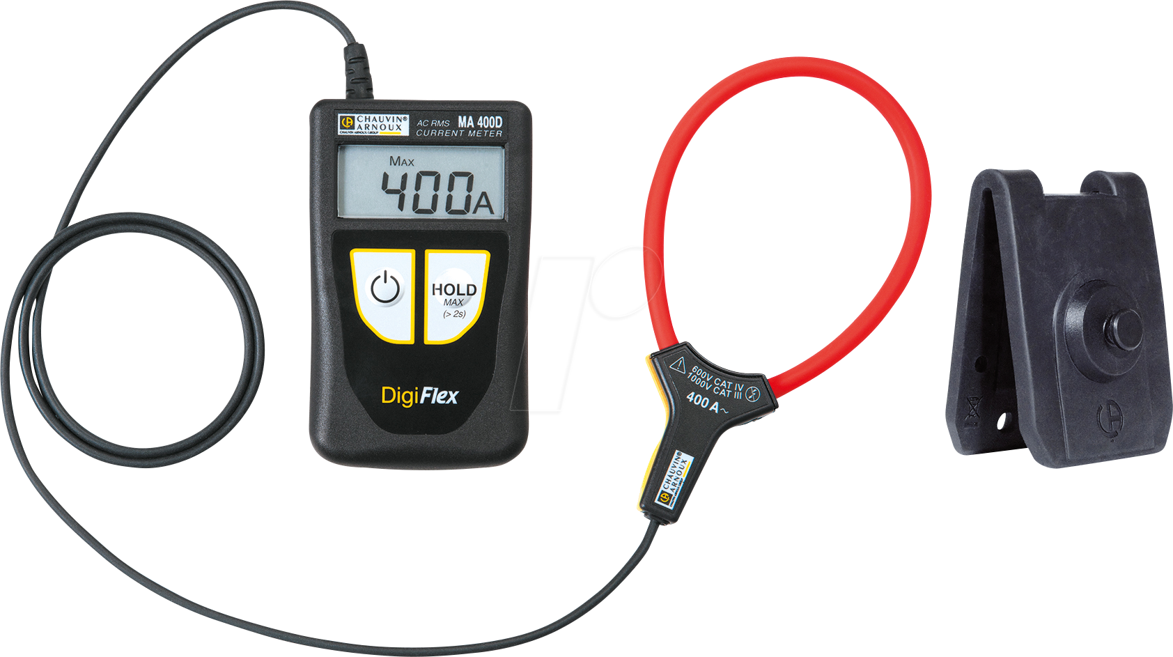 CHAU PA1120576ZM - Flexible Stromzange MA 400D-250, im Set mit Magnethalterung