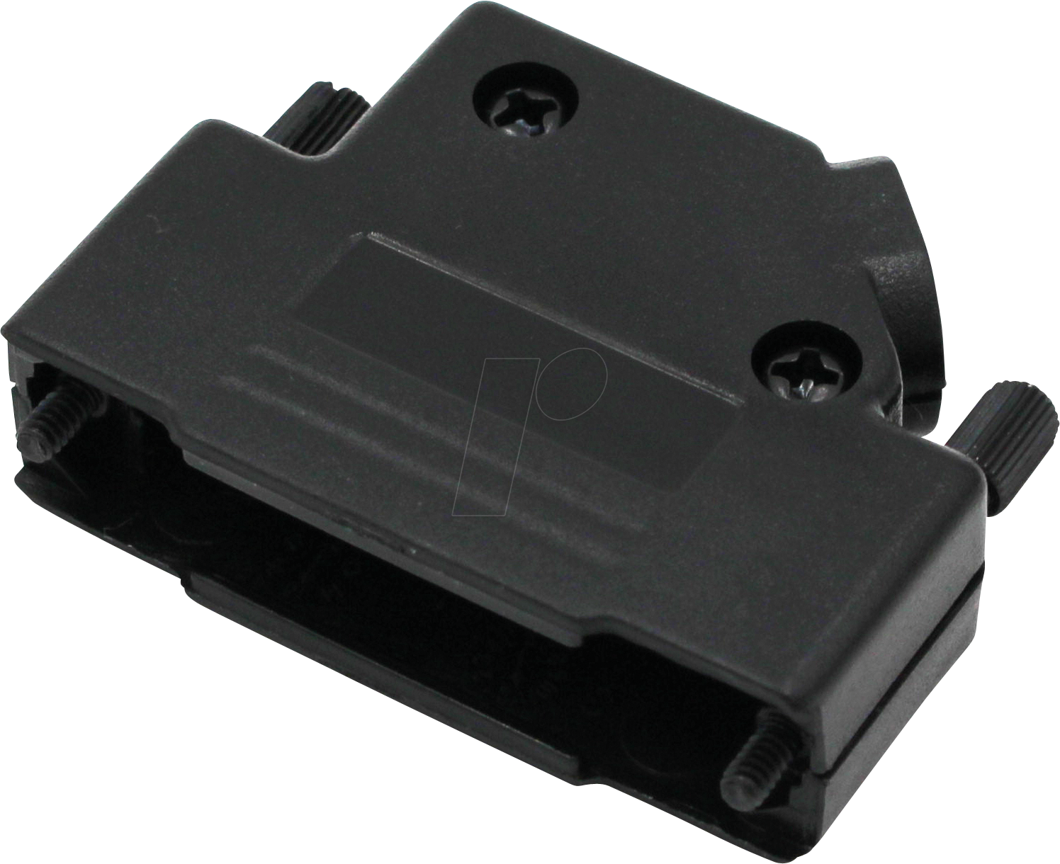 MHD45PPK15-K - D-Sub Kappe, 15-polig, gewinkelt, schwarz