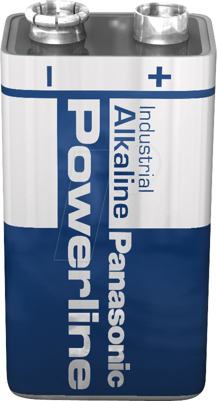 PANASONIC 9-VOLT - Alkaline Batterie, 9-V-Block, 1er-Pack