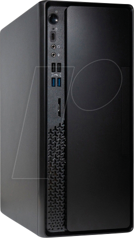 CFT BS-10B-300 - Chieftec Uni BS-10B-300 mATX Gehäuse inkl. PSU