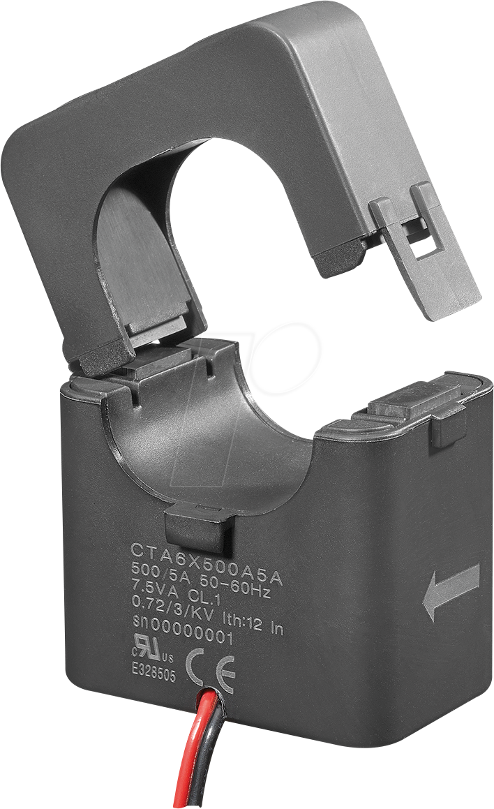 CTA6X300A5A - Kabelumbau-Stromwandler CTA, Klappkern, 300 A/5 A
