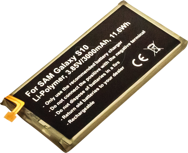 AKKU 13409 - Smartphone-Akku für Samsung-Geräte, Li-Po, 3000 mAh