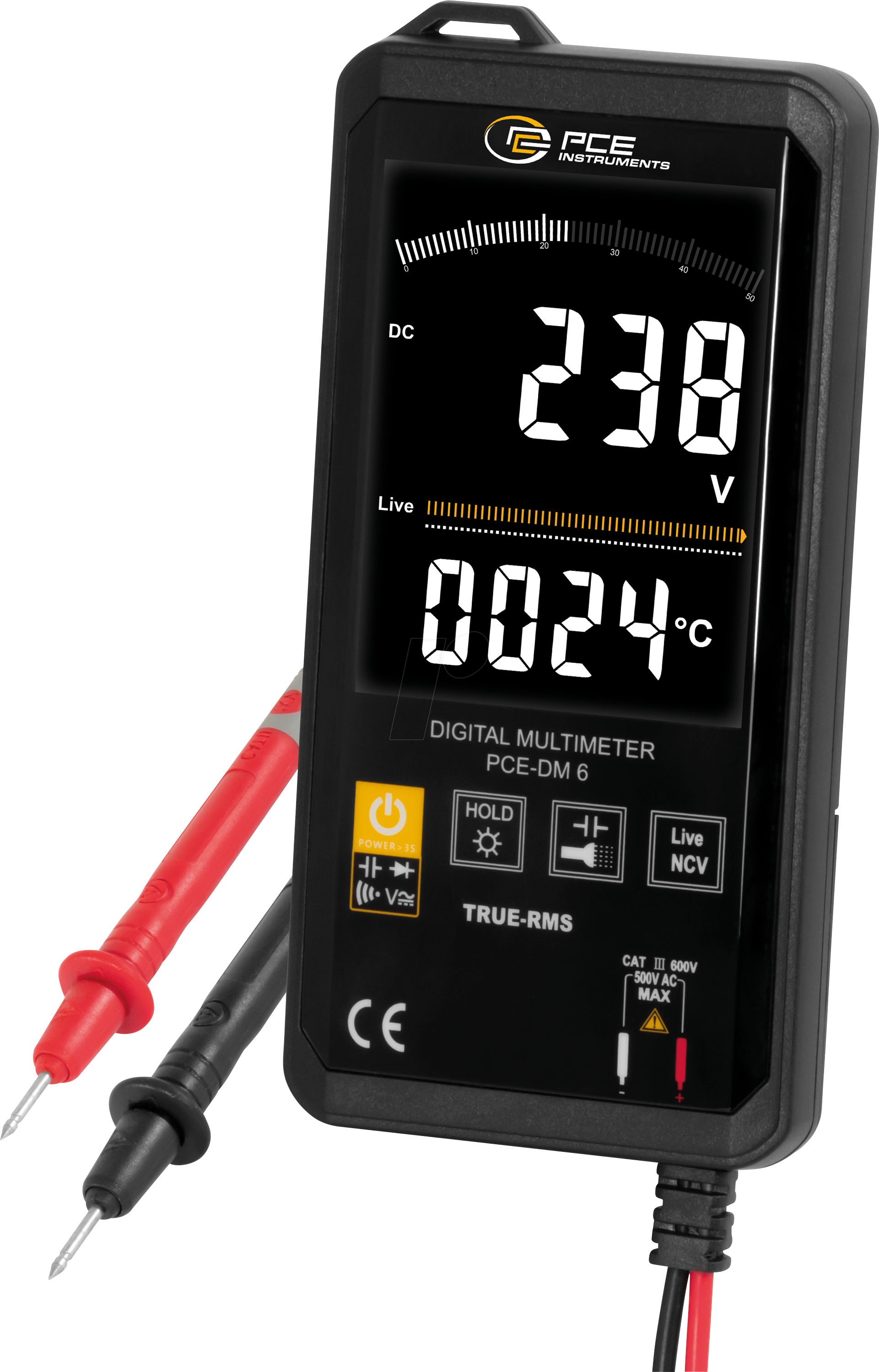 PCE DM 6 - Digital-Multimeter PCE-DM 6