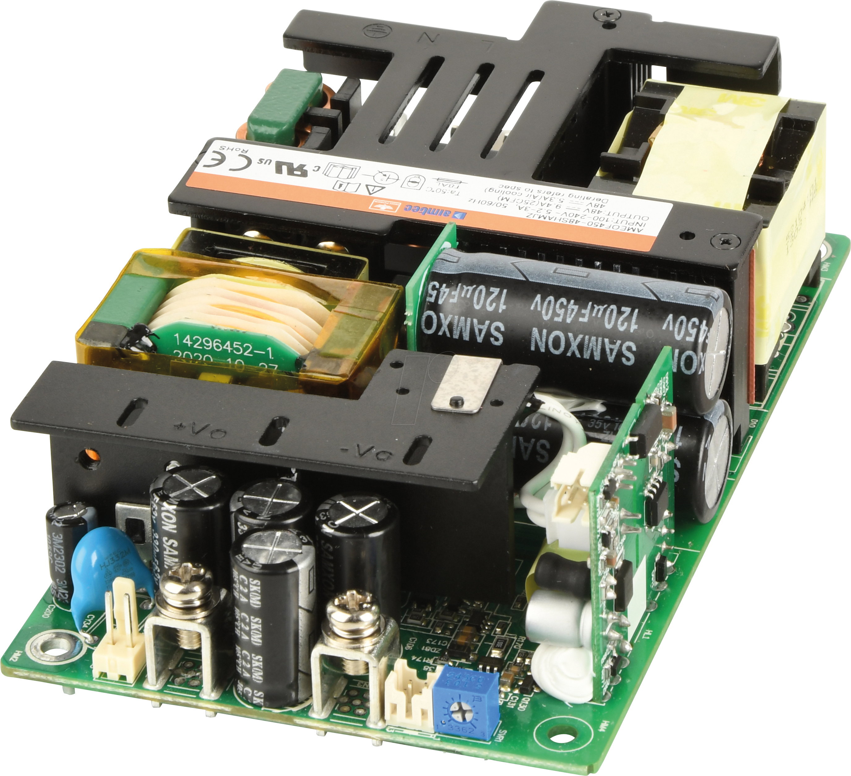 AMEOF450-48 - AC/DC-Wandler, 90 - 264 V AC, 50,4 VDC, 9,4 A, Modul