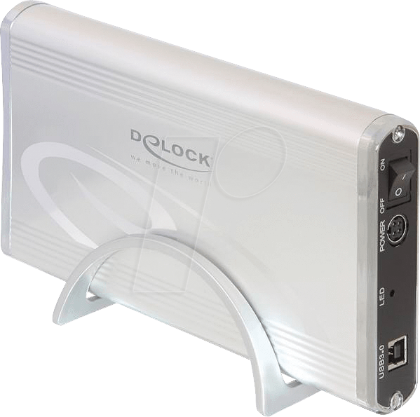 DELOCK 42478 - externes 3.5'' SATA HDD Gehäuse, USB 3.0