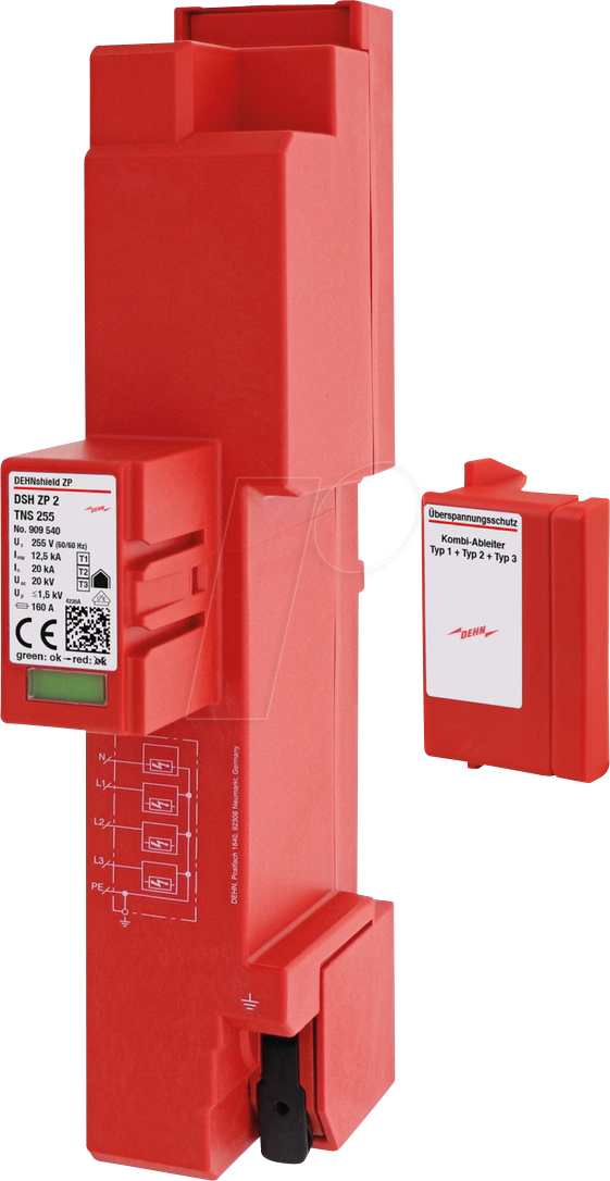 DSH ZP 2 TNS 255 - Kombi-Ableiter für TN-S-Systeme