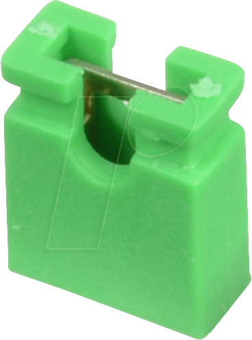 MPE 149-1-002-F2 - Jumper 2,54 mm, geöffnet, grün