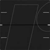 GIRA 5752 005 - Wippenset 2-fach für Tastsensor 4.55 - Schwarz matt