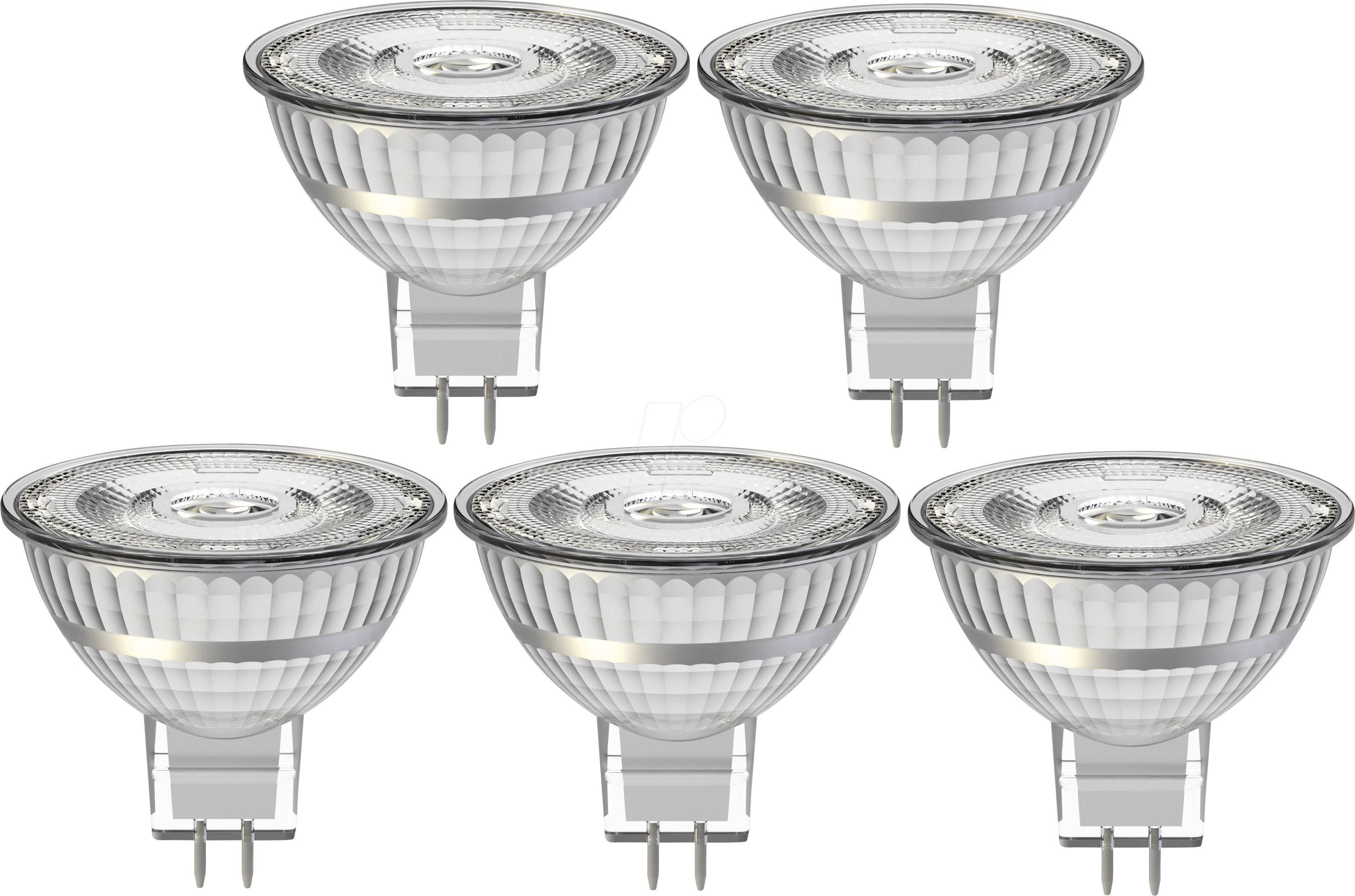 Thumbnail - BLULAXA 49681 - 5x LED SMD Lampe, MR16, GU5.3, 3,5W, 345 lm, warmweiß, 36°