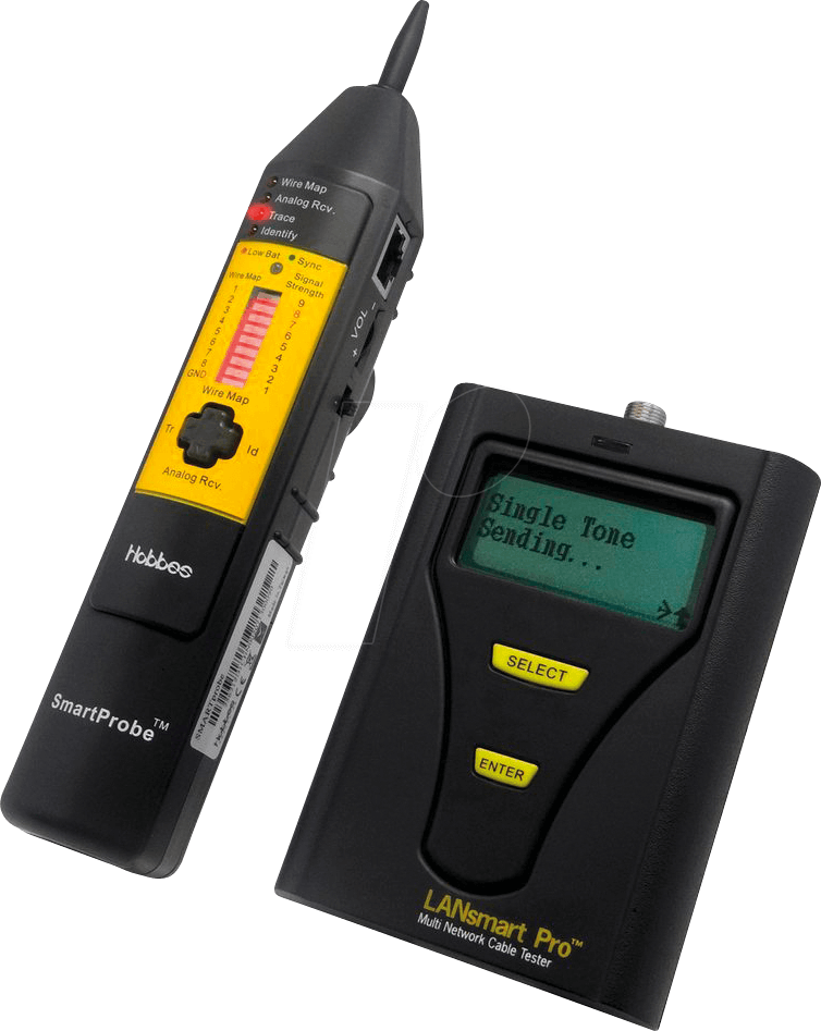 HOBBES 256003PK - LANsmart Pro & SmartProbe Kit, Netzwerktestset