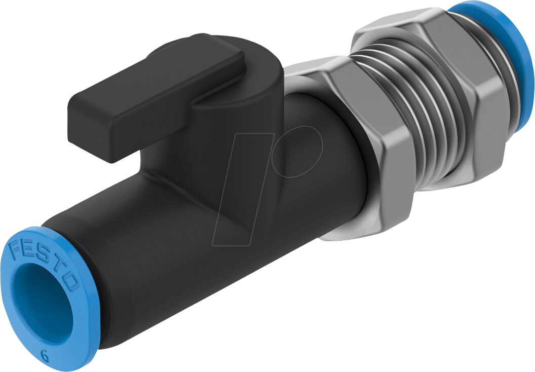 FESTO 153485 - Kugelhahn, 2/2, bistabil, für Druckluft, 528 l/min, QS-6