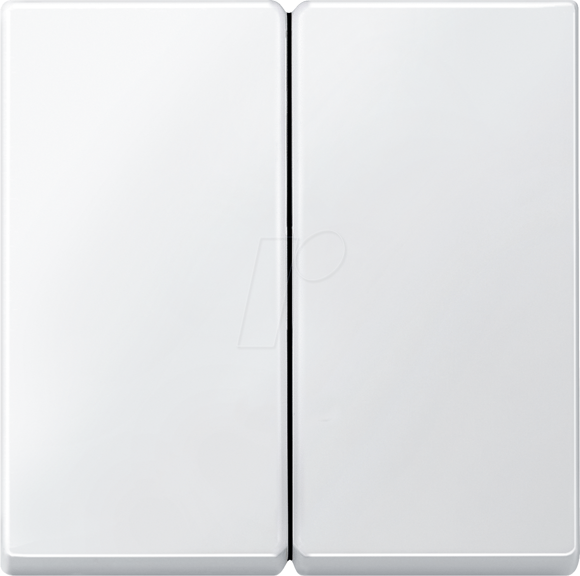 EL SM 433519 - System M, Wippe, Serienschalter, polarweiß, edelmatt