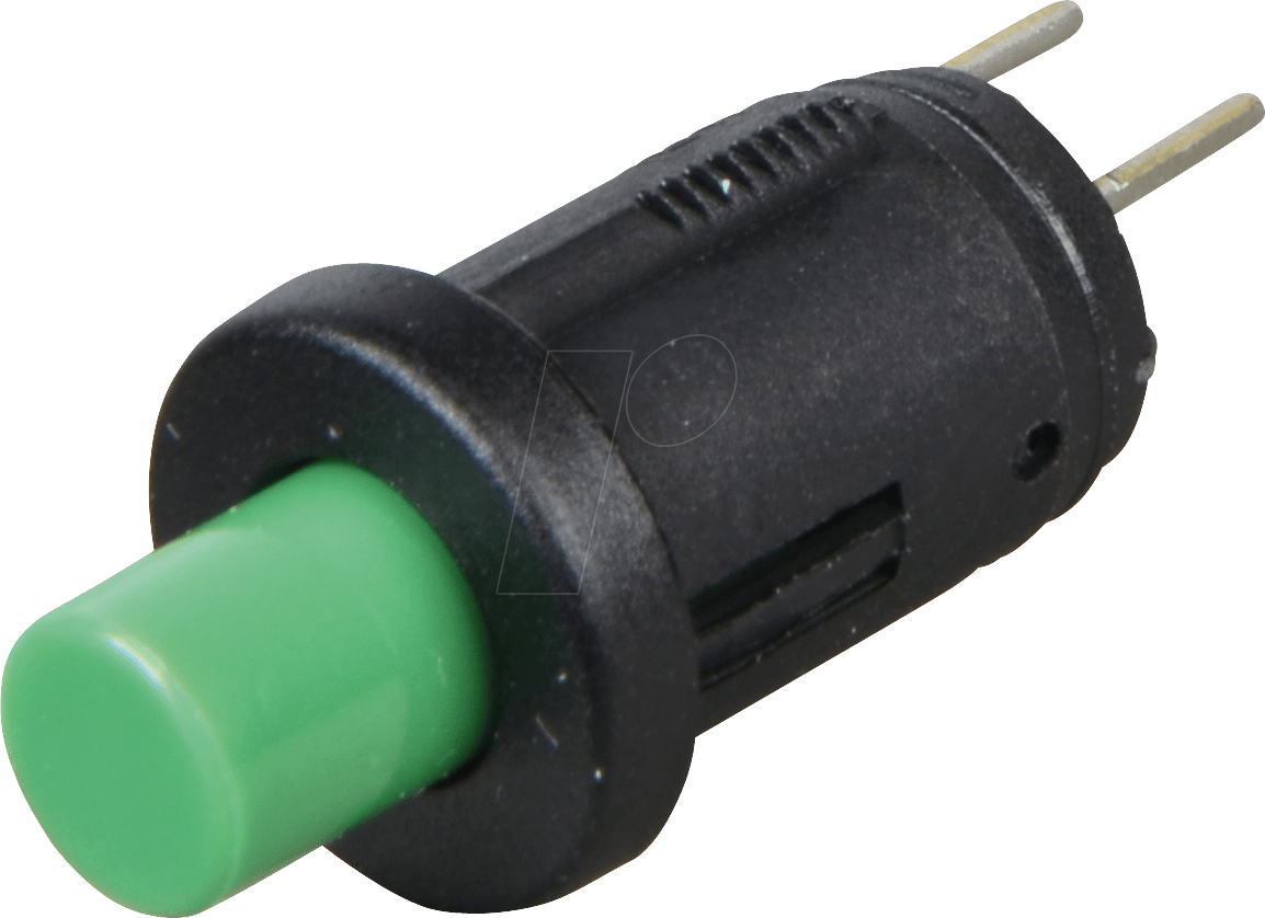 S 9151 GN - Druckschalter, 0,2A-60VDC, 1x Ein, unbeleuchtet, gn