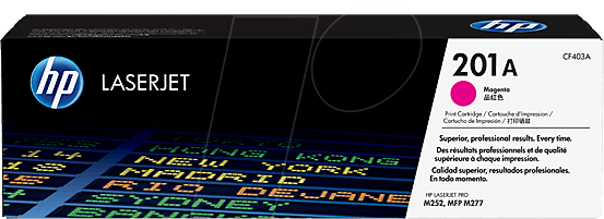 TONER CF403A - HP-Toner, magenta, 201A, original