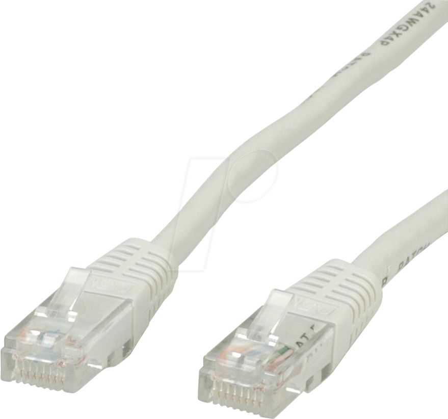 VALUE 21990510 - Patchkabel Cat.5e UTP, grau, 10 m