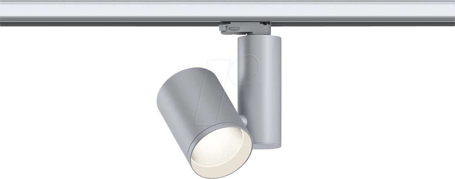 PLM 91334 - ProRail3 Schienenspot Zeuz, 15°, 2860 lm, 33 W, 3000K, dimm, sil