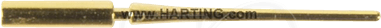 Thumbnail - HAN 211 1914 - Kontakt-Stift, 0,08 ... 0,22mm², Kupfer, vergoldet