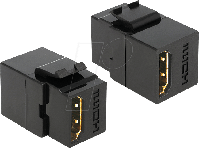 DELOCK 86366 - Keystone Modul HDMI Buch. >HDMI Buch. schw.