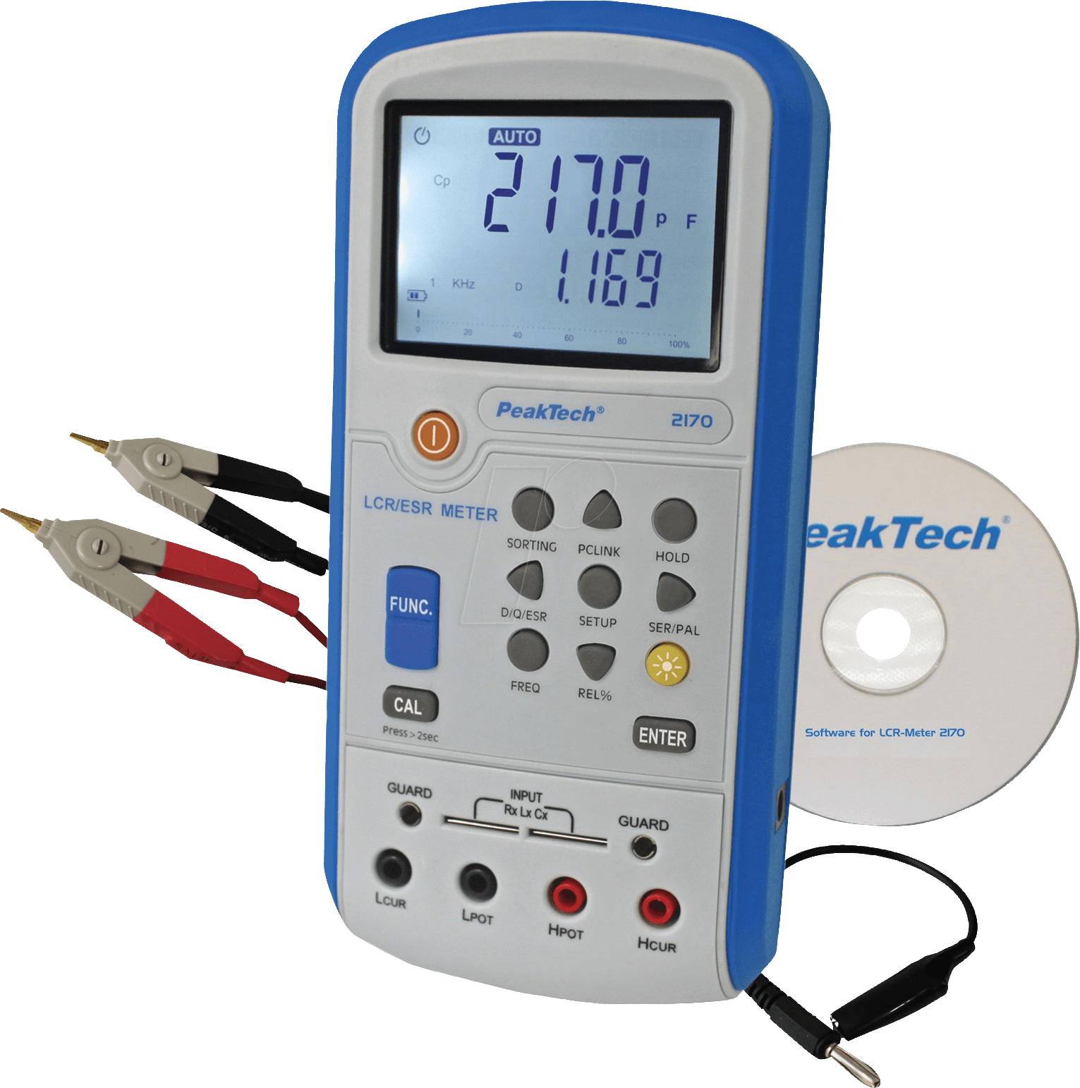 PEAKTECH 2170 - LCR-/ESR-Meter, digital, 19999 Counts