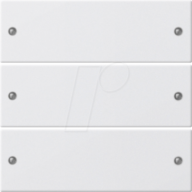 GIRA 2183 03 - Wippenset 3-fach System 55 - Reinweiß glänzend