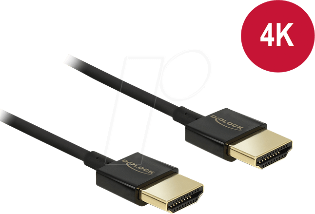DELOCK 84773 - High Speed HDMI Kabel mit Ethernet, 4K, 2,0 m