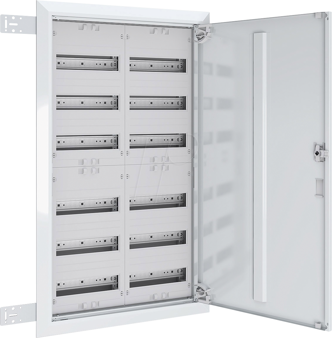 UK26 - Feldverteiler UP/HW, T: 110 mm, 144 TE, 2 x 6-reihig, Volltür