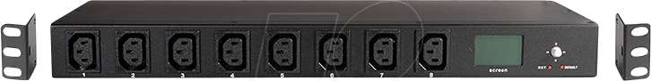 LOGILINK PDU8S01 - PDU, 8x IEC C13
