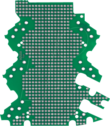 WAGO 2857-192 - Lochrasterplatine für Leergehäuse der WAGO Serie 2857