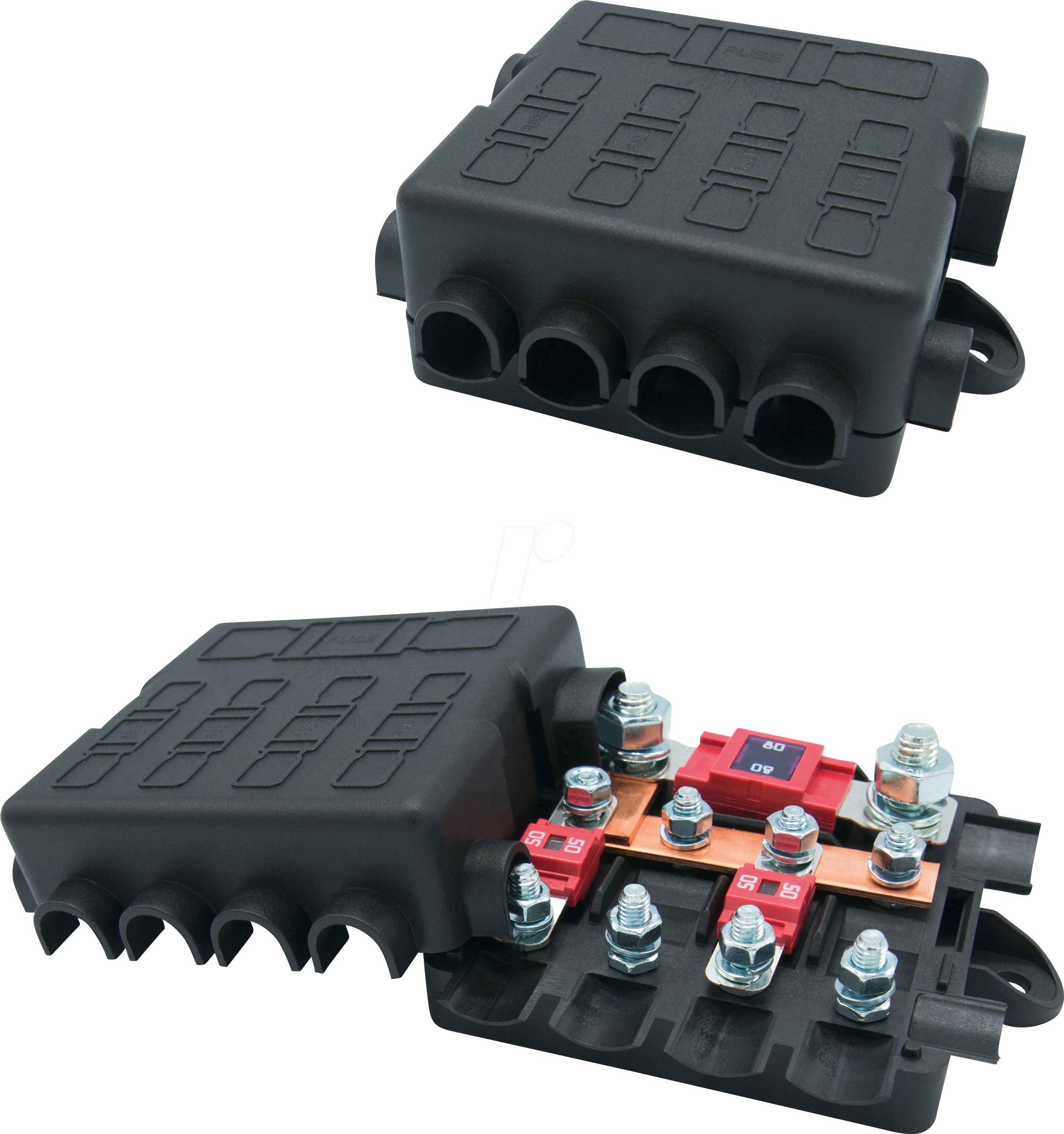 IMAXX HMD4-MG1 - KFZ-Sicherungshalter, megaOTO/midiOTO, 200 A, 58 V, Schraubansch