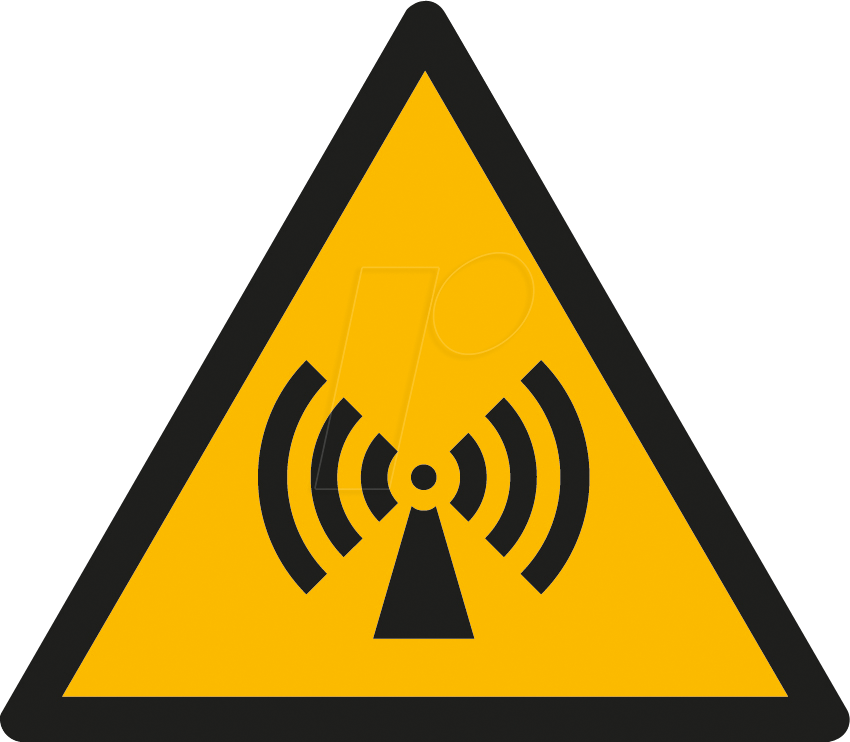W 74306-1 - Warnschilder: Warnung vor elektromagnetischem Feld, 12,5 mm