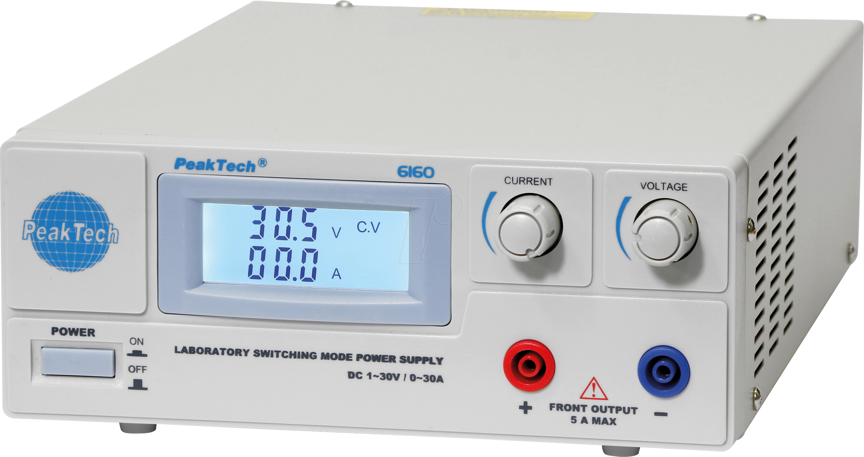 PEAKTECH 6160 - Labornetzgerät, 1 - 30 V, 0 - 30 A