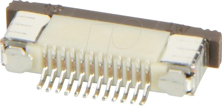 Z52-12-11110 - SMD-ZIF-Stecker 12pol RM0,5 Kont. unten