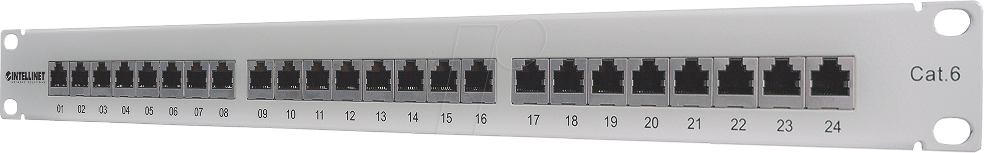 INT 720014 - Patchpanel, 24-Port, Cat.6, 1 HE
