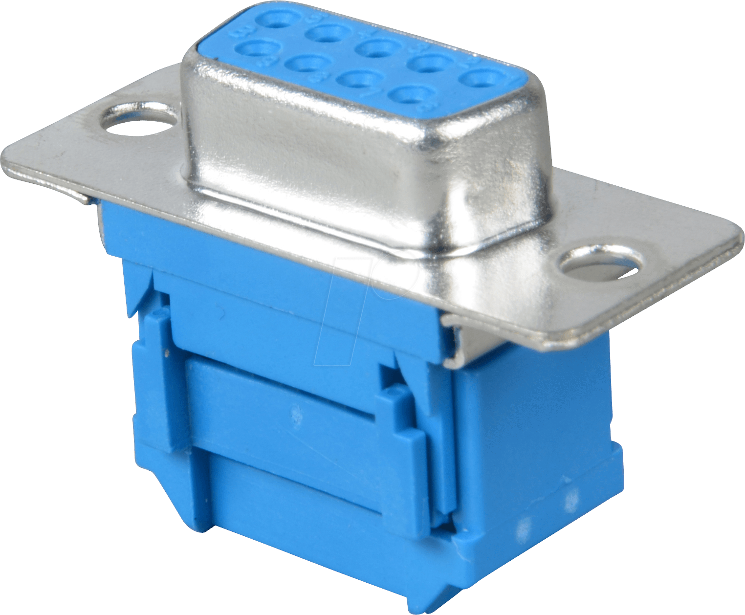 D-SUB BU 09FB - D-SUB-Buchse, 9-pol, Flachbandkabel, ohne Isolator